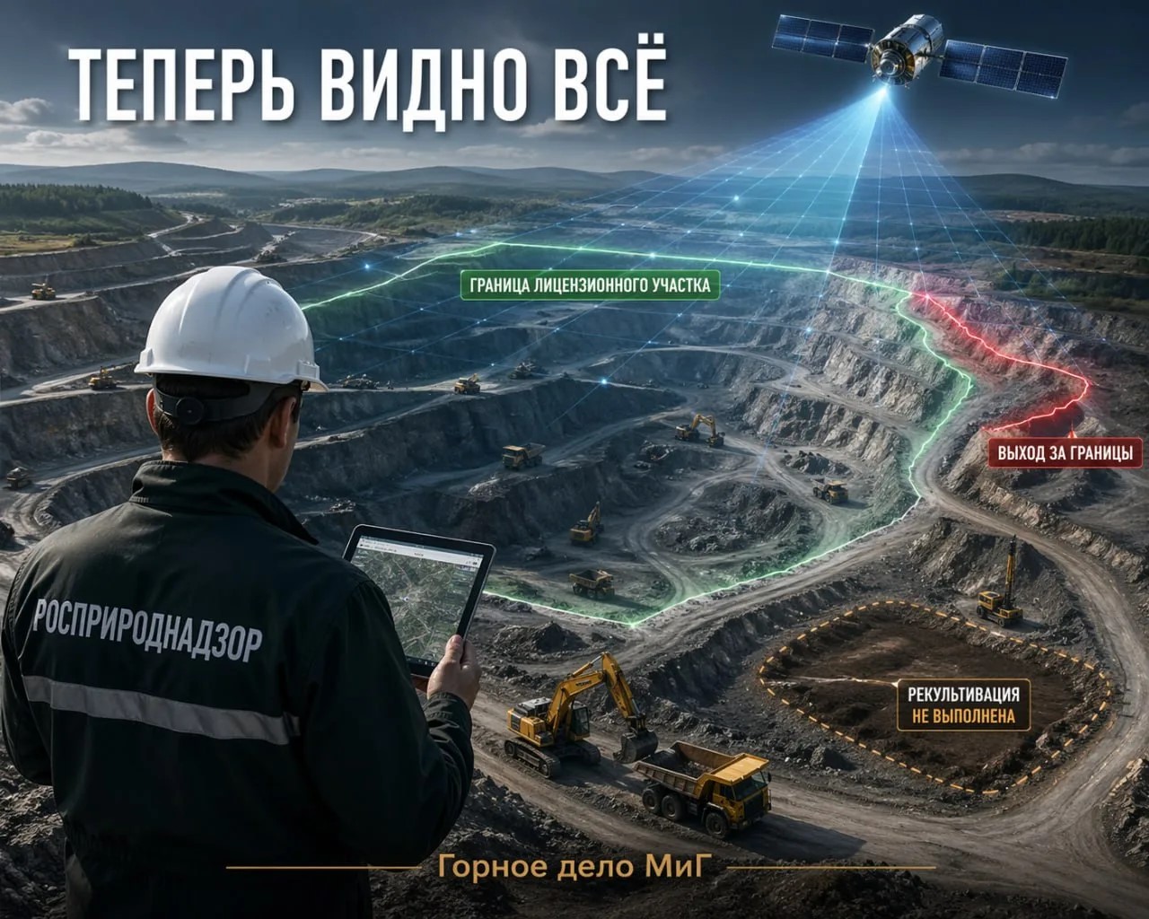 Росприроднадзор теперь смотрит на карьеры из космоса. Продолжение.