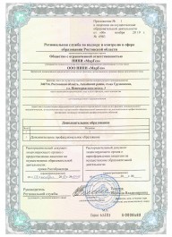 Лицензия на образовательную деятельность, л. 3